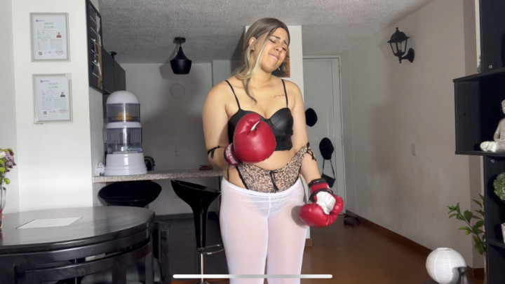 Poster for Colombianbigass - The Trainer Gives Me Wedgies When I Do Wrong In Boxing Train - August 04, 2023 - Manyvids Girl - Crying, Wedgies, Boxing (Плачет)