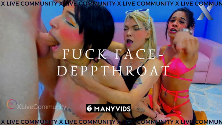 Poster for Xlivestudio - Icalled The Neighbors Togive Her My Dick - Manyvids Model - Facefucking, Latina, Blowjob (Минет)