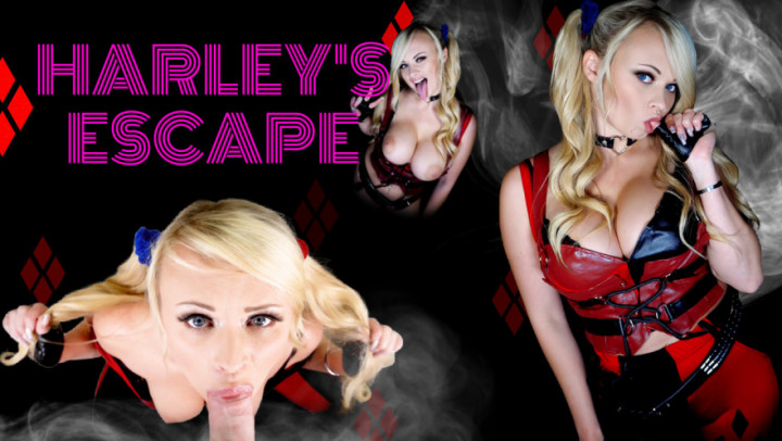 Poster for Peachyskye - Harley'S Escape B/G - Manyvids Model - Cumshots, Cosplay, Blow Jobs (Кончают)
