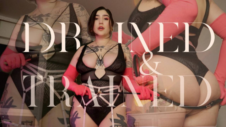 Poster for Drained & Trained By Devillish Goddess Ileana - Devillishgoddess - Manyvids Star - Sfw, Slavetraining