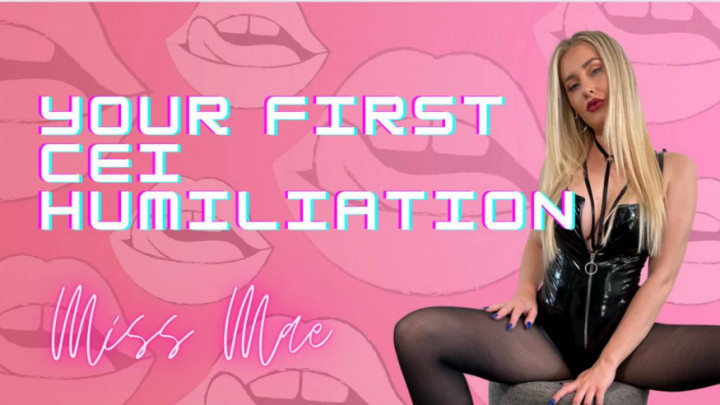 Poster for Your First Cei Humiliation - Aprilmaexox - Manyvids Star - Sph, Cei