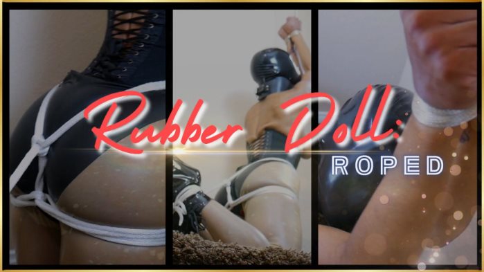 Poster for Rubber Doll: Roped - Cupcake Sinclair - Clips4Sale Girl - Dehumanization, Shoefetish (Кекс Синклер Дегуманизация)