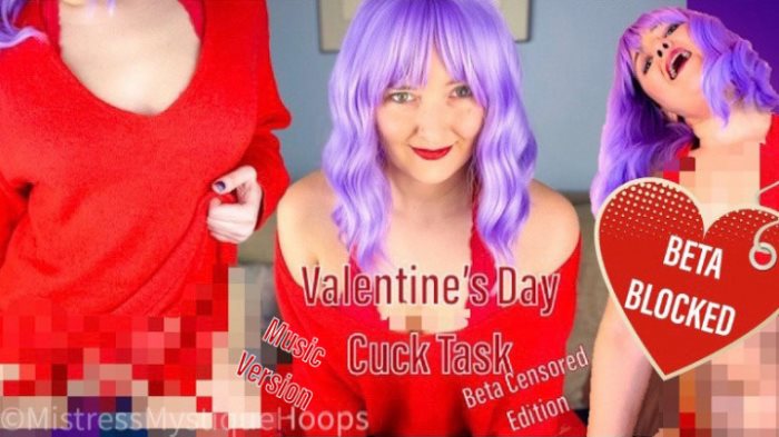 Poster for Clips4Sale Creator - Valentines Day Cuck Task Music Version - Beta Censor Edition - Mistressmystique - Cuckolding, Beta (Рогоносец)