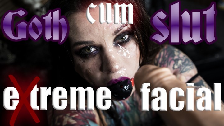 Poster for Sabiendemonia - Sabiendemonia Goth Cum Slut Extreme Facial - Manyvids Girl - Submissive Sluts, Facials (Покорные Шлюхи)