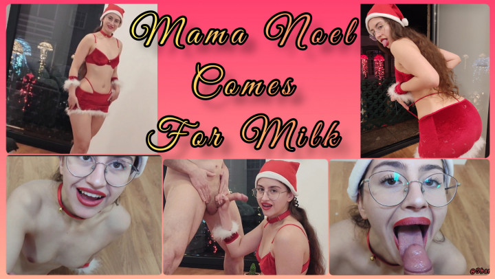 Poster for Manyvids Girl - Shanaxnow - Mama Noel Comes For Milk Cum In Mouth - Christmas, Blowjob (Шанакснов Рождество)