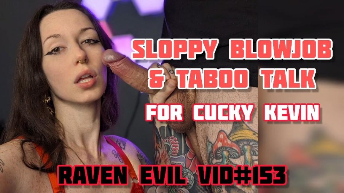 Poster for Ravenndick - Manyvids Girl - Sloppy Blowjob Taboo Talk Custom - Blow Jobs, Cuckolding, Taboo (Табу)