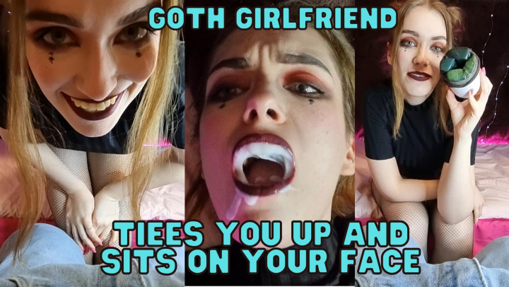 Poster for Manyvids Model - Wetschoolgirl - Goth Girlfriend Sits On Your Face - May 06, 2022 - Taboo, Pov, Face Sitting (Табу)