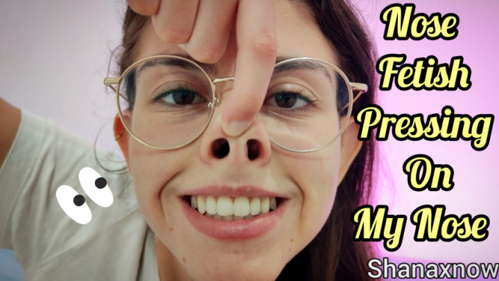 Poster for Nose Fetish Nostrils Pressing On My Nose Mouth Open Glasses - Shanaxnow - Manyvids Girl - Nosepinching, Nosefetish (Шанакснов Зажимать Нос)