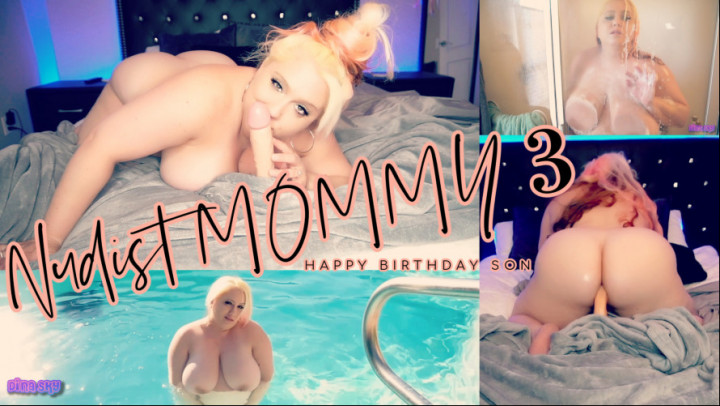 Poster for Nudist Mommy 3, Son'S Birthday - Manyvids Star - Clubdinasky - Bbw, Taboo, Anal