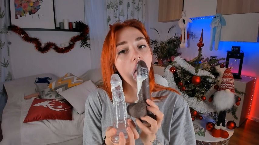 Poster for Anna_Prince - Two Dildos Sucking With Jogurt On - Jan 18, 2023 - Manyvids Star - Redhead, 18 & 19 Yrs Old, Food (Анна_Принц 18 И 19 Лет)