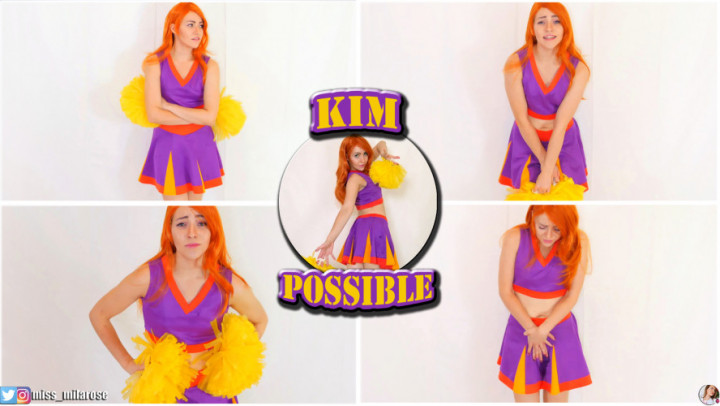 Poster for Kim Possible'S Embarrassing Panty Pee - Manyvids Model - Missmilarose - Solo Female, Redhead, Pee (Только Женщины)