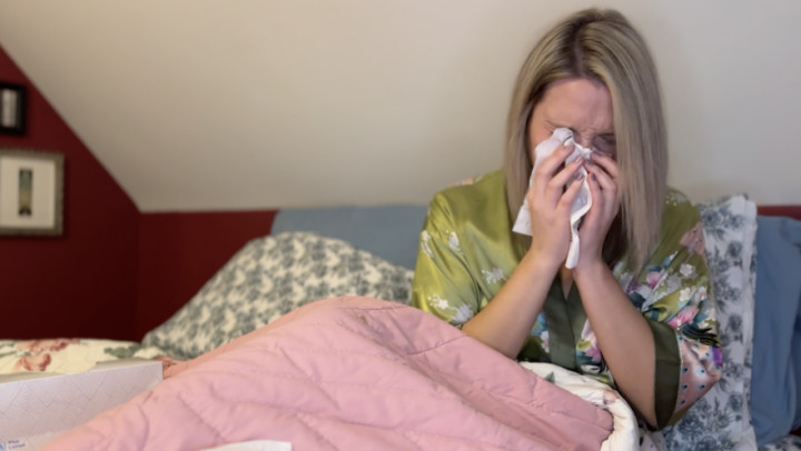 Poster for Manyvids Star - Sneezegoddess - Sneezing With Fever, Cough, Nose Blowing - Noseblowing, Coughingfetish (Продувка Носа)