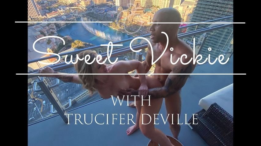 Poster for Sweetvickie Bbc Fucks My Pussy On The Balcony - Manyvids Star - Sweetvickie - Interracial, Hot Wives, Bbc (Горячие Жёны)