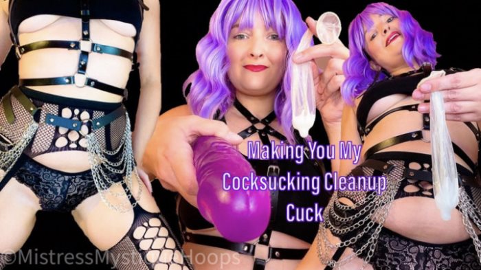 Poster for Clips4Sale Girl - Mistressmystique - My Cocksucking Cleanup Cuck With Music - Femdompov, Femaledomination