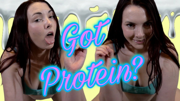 Poster for Got Protein - Miss Malorie Switch - Manyvids Star - Cum Eating Instruction, Femdom (Мисс Мэлори Свитч Инструкция По Поеданию Спермы)