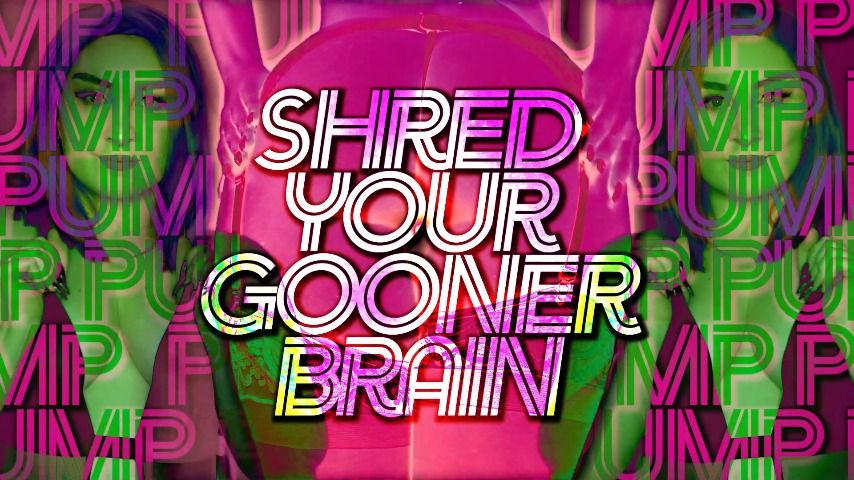 Poster for Thegoonhole - Manyvids Star - Shred Your Gooner Brain - September 12, 2021 - Goddess Worship, Orgasm Denial, Mind Fuck (Поклонение Богине)