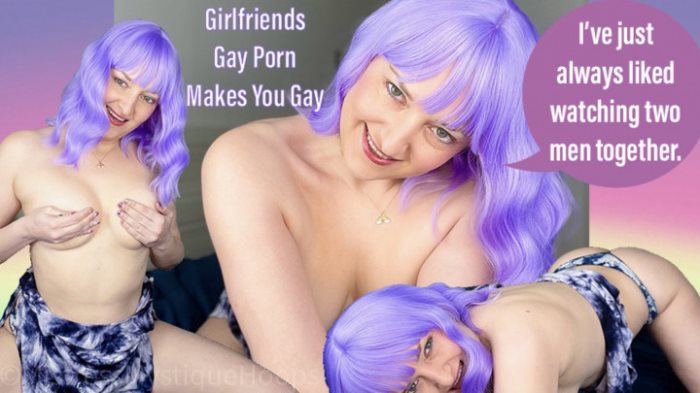 Poster for Mistressmystique - Clips4Sale Creator - Girlfriends Gay Porn Makes You Gay - Bisexual Encouragement - Bisexual, Gayencouragement, Encouragedbi