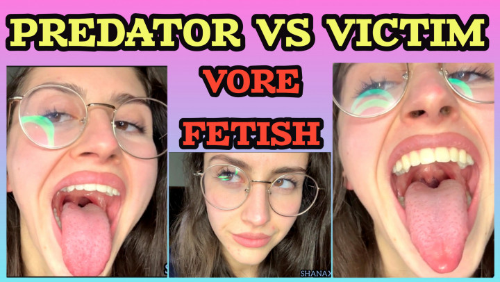 Poster for Manyvids Star - Vore Fetish Talking Before Devouring You Uvula Mouth Fetish - Shanaxnow - Teeth, Mouthfetish, Vore (Шанакснов)