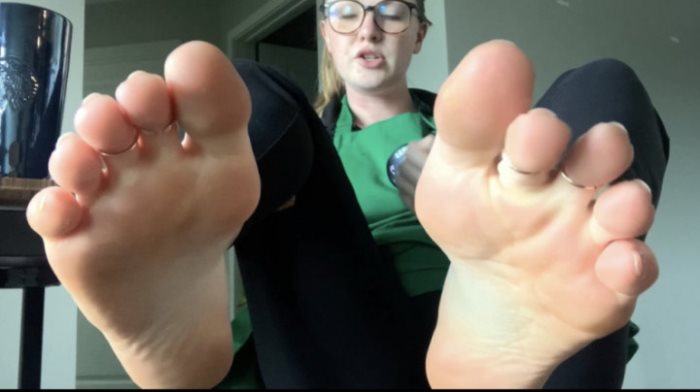 Poster for Clips4Sale Star - Freckled Feet - Secret Menu Jerk Off Encouragement - Sfw, Footfetish (Веснушчатые Ноги)