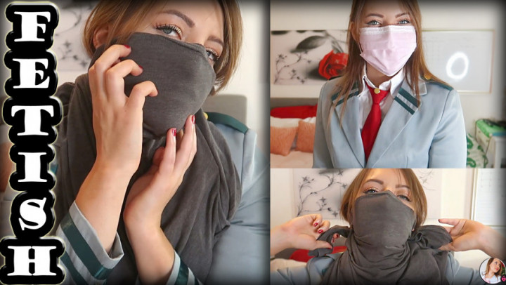 Poster for Missmilarose - School Girl'S Mask Fetish Joi - Manyvids Star - Pov, Brunette