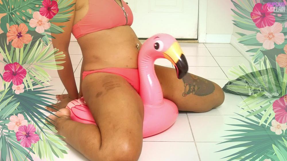 Poster for Subbiecupcake - Manyvids Model - Subbiecupcake First Time With My Inflatable Flamingo - Subbiecupcake