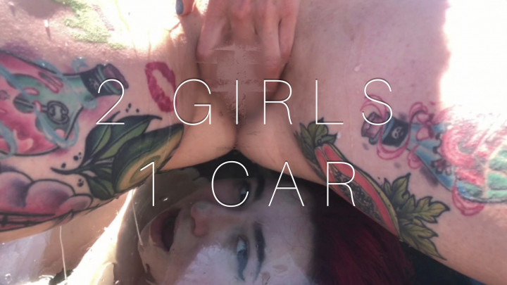 Poster for Manyvids Star - 2 Girls 1 Car - Gypsy Maya - Girl Girl, Spit Fetish, Car Fucking (Цыганка Майя Автомобильный Трах)