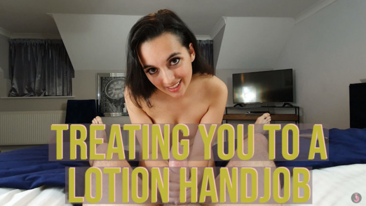 Poster for Manyvids Model - Treating You To A Lotion Handjob - Summer Fox - Lotion/Oil Fetish, Boy Girl (Летняя Лиса Фетиш На Лосьоны/Масла)