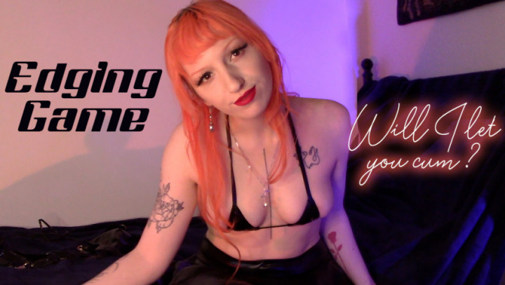 Poster for Edging Game - Ellie Haze - Manyvids Model - Jerk Off Instruction, Sfw (Элли Хейз)