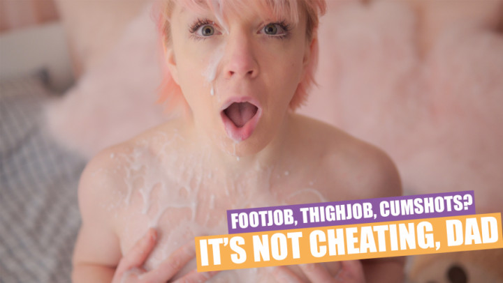 Poster for Manyvids Star - Jolie Lyon - It'S Not Cheating, Dad - Family, Role Play (Джоли Лион Семья)