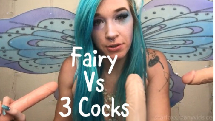 Poster for Manyvids Model - Savannahxsiren - Fairy Bukkake - Fuckmachine, Facials