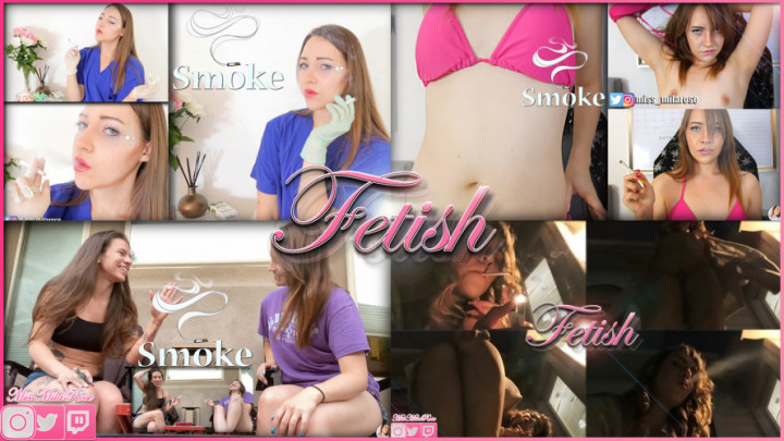 Poster for Manyvids Girl - Missmilarose - Smoking Fetish Bundle 2 - Solo Female, Candid, Kink (Только Женщины)