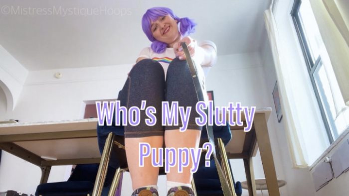Poster for Who'S My Slutty Puppy? With Music - Mistressmystique - Clips4Sale Model - Femaledomination, Verbalhumiliation