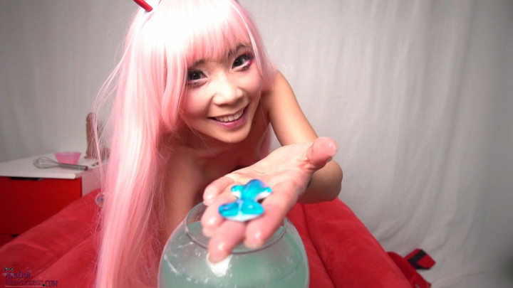 Poster for Aiko Moe - Zero Two Sharing Sweets With U - July 22, 2018 - Manyvids Girl - Anal, Ass To Mouth (Айко Мо Из Жопы В Рот)