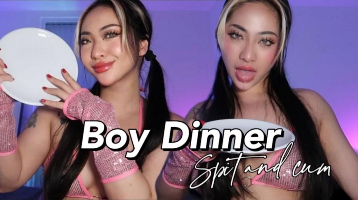 Poster for Boy Dinner - Manyvids Star - Claudiahon - Spitting, Lip Gloss (Клаудиахон Плевок)