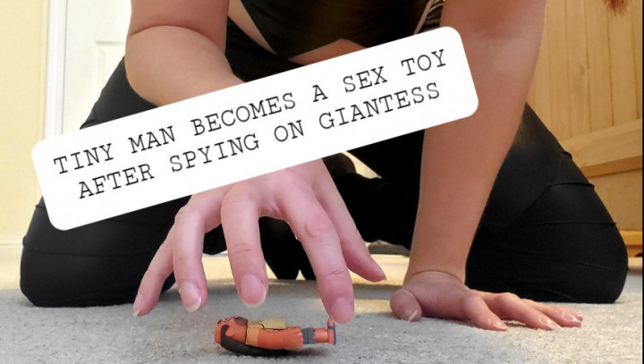 Poster for Alleriamystic - Manyvids Girl - Giantess Uses Spying Tiny As Sex Slave - December 27, 2020 - Giantess, Assisted Masturbation, Unaware Giantess (Неосведомленная Великанша)