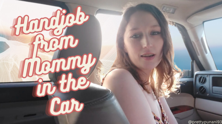 Poster for Handjob From Mommy In The Car - Manyvids Girl - Lizzymaestro - Mommyroleplay, Taboo, Taboomommy