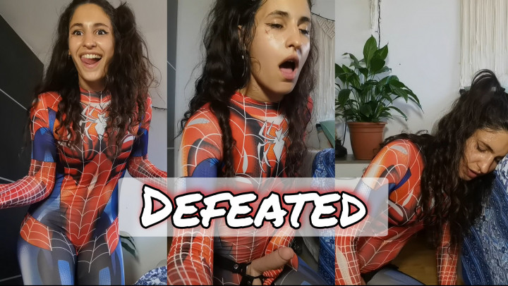 Poster for Defeated Spiderwoman - Manyvids Star - Kristenwylde - Strapon, Supervillain (Суперзлодей)