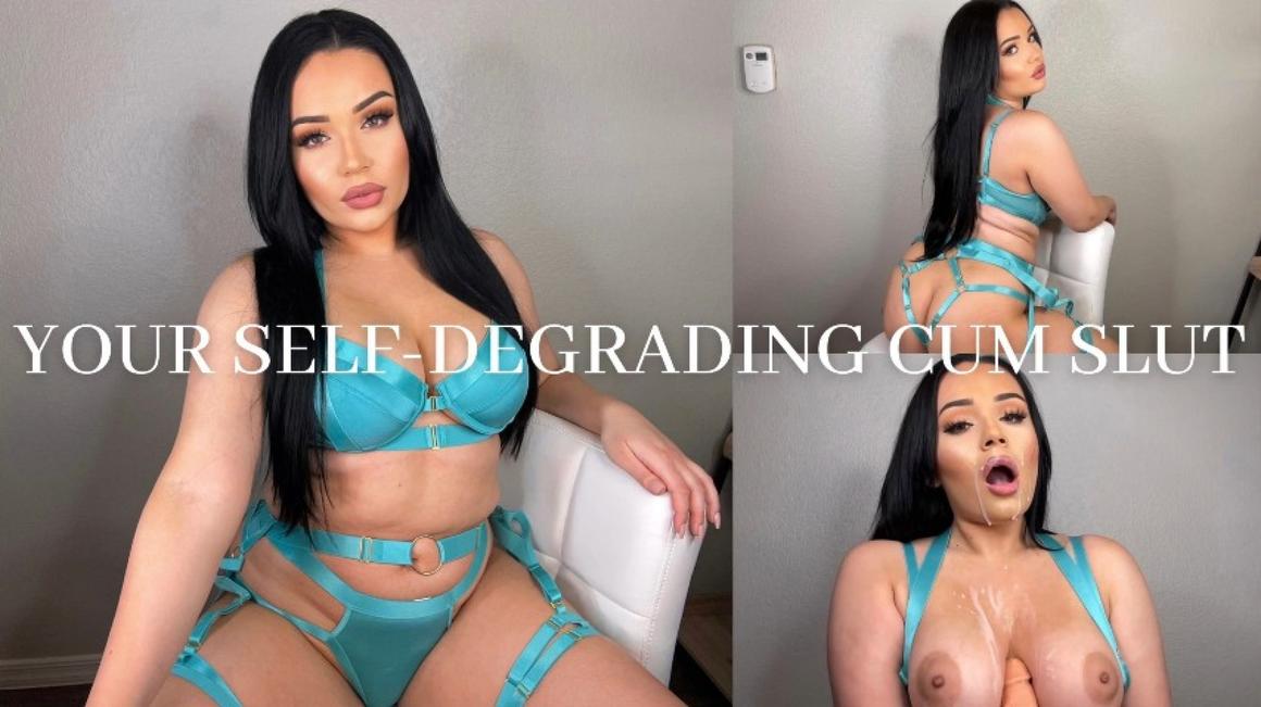 Poster for Your Self-Degrading Cum Slut - Mia Jocelyn - Manyvids Girl - Pov, Facials (Миа Джослин Уход За Лицом)