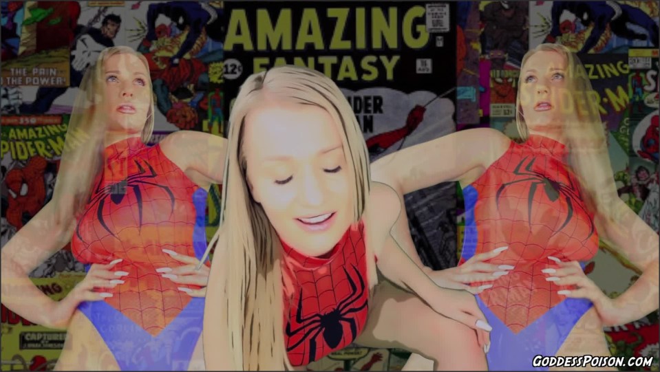 Poster for Goddesspoison - Manyvids Model - Goddesspoison Spiderman Villainess  Web Slinger - Amateur (Любительский)