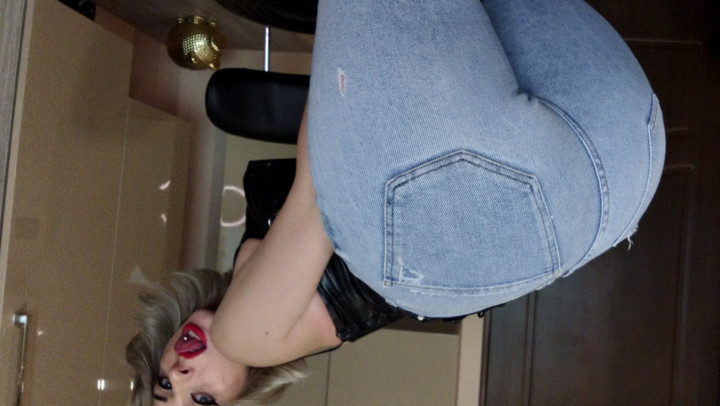 Poster for Moneygoddesss - Edging For My Ass In Jeans - January 04, 2020 - Manyvids Model - Jeans Fetish, Edging Games (Игры С Кромкой)