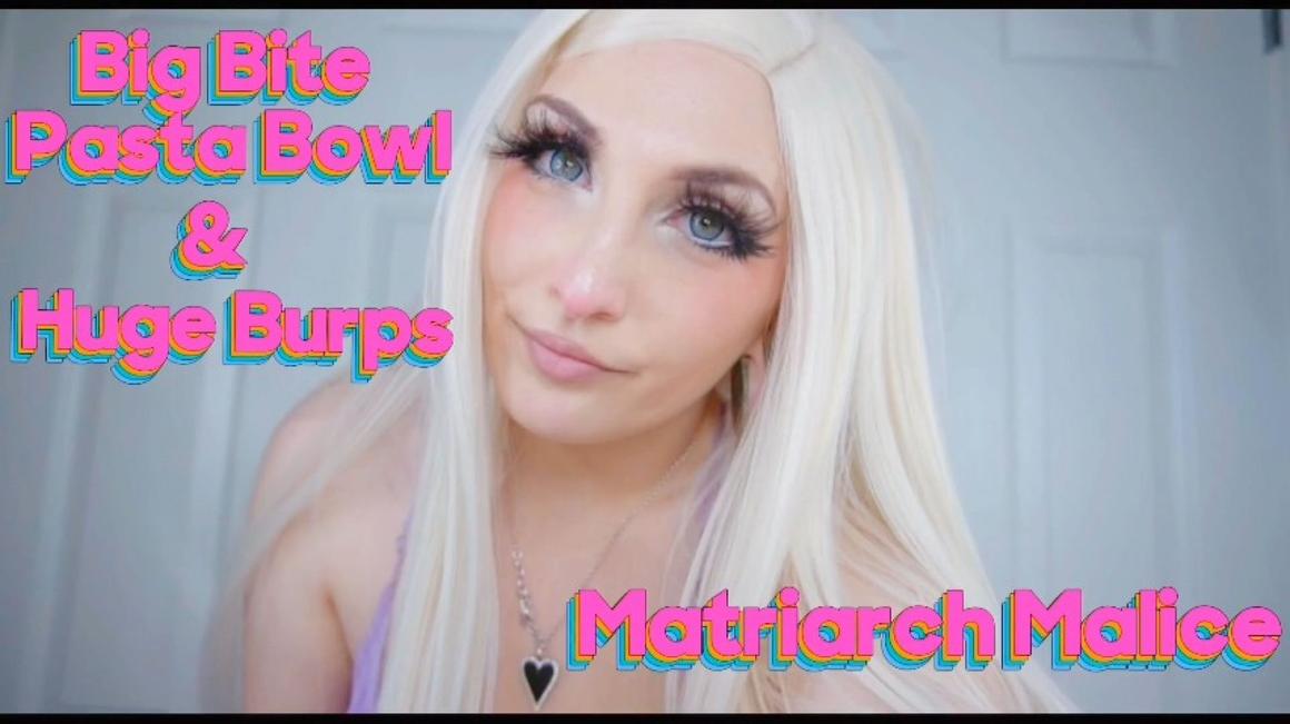 Poster for Missxxcharlotte - Manyvids Model - Messy Big Bite Pasta And Huge Burps - September 13, 2023 - Sfw, Chewing, Bloated Belly