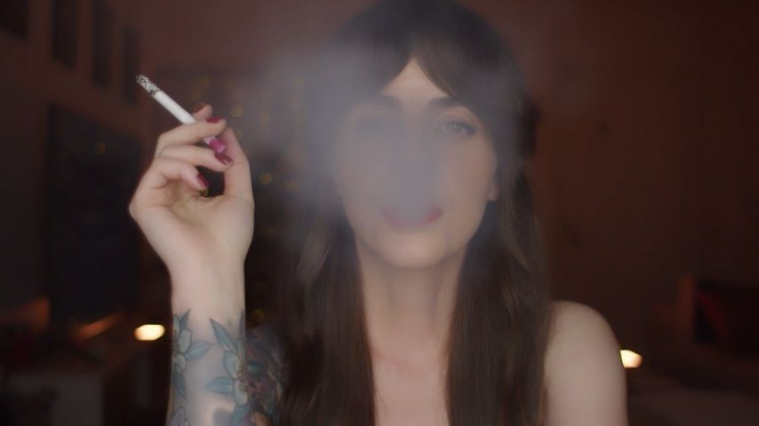 Poster for Manyvids Star - Smoking Vs120S Up Close - Dani Lynn - Lipstick, Finger Nail Polishing, Tattoos (Дэни Линн Помада)