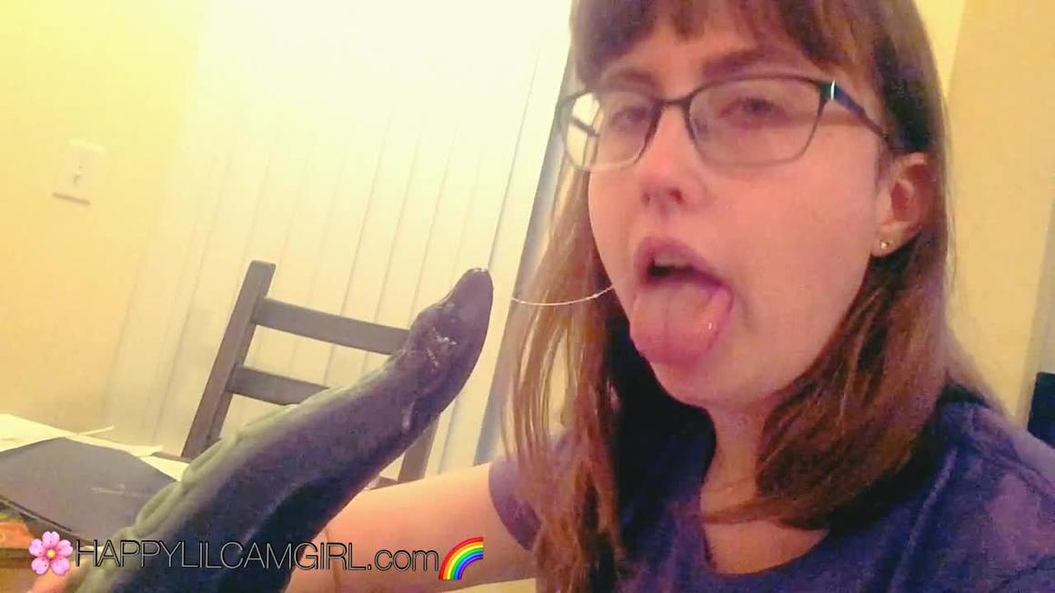 Poster for Happylilcamgirl - Manyvids Star - Bad Dragon Tentacle Fuckfest - Deepthroat, Blowjob (Минет)