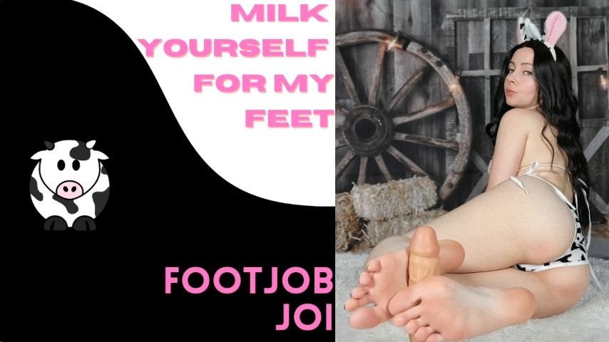 Poster for Manyvids Girl - Milk Yourself For Feet - Footjob & Joi - August 26, 2022 - Thetinyfeettreat - Toe Fetish, Foot Fetish (Фетиш Пальцев Ног)