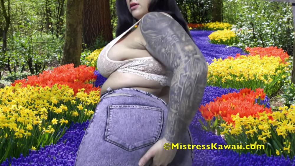 Poster for Goddess Kawaii My Spring Jeans Farts - Manyvids Model - Goddess Kawaii - Farting, Amateur, Jeans Fetish (Богиня Каваи Пукающий)