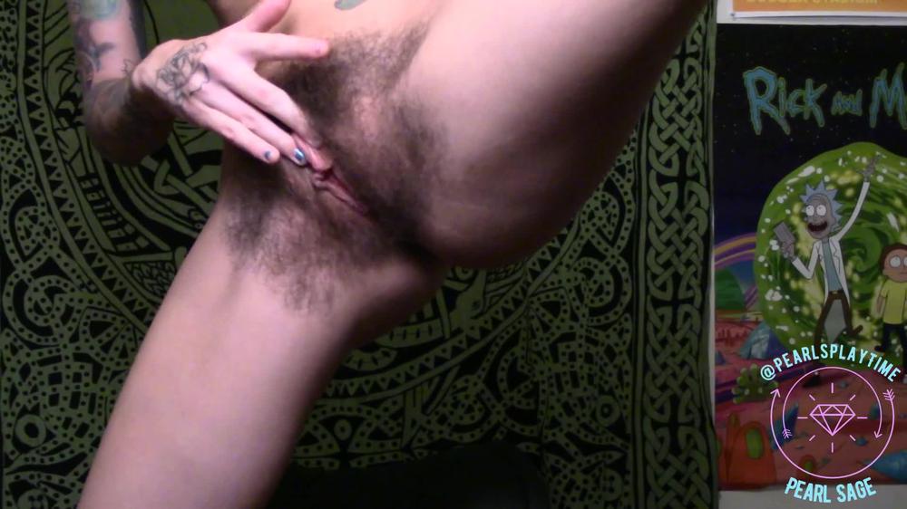 Poster for Manyvids Girl - Not Another Masturbation Movie - Pearl Sage - Hairy, Hairy Bush, Fingering (Жемчужный Шалфей Волосатый Куст)