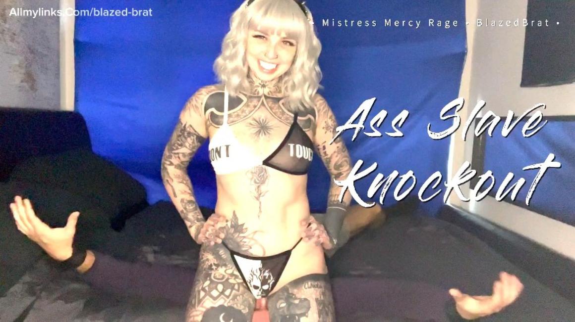 Poster for Ass Slave Knockout - Blazed Brat - Manyvids Star - Ass Worship, Femdom (Блейз Брат Фемдом)