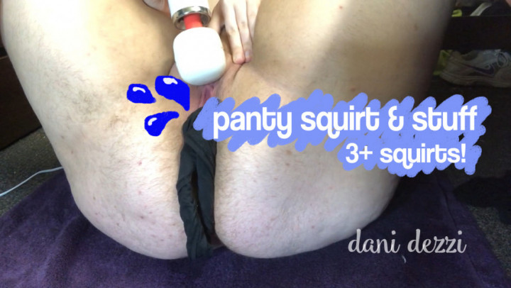 Poster for Manyvids Girl - Danidezzi - Panty Squirt & Stuff, 3+ Squirts - May 01, 2019 - Squirt, Bbw, Panty Fetish (Данидеззи Спринцовка)