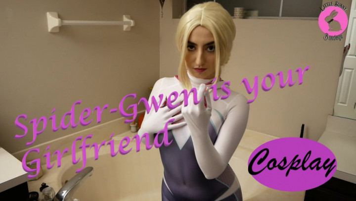 Poster for Littlebunnyb - Your Girlfriend Is Spider Gwen - Feb 16, 2022 - Manyvids Model - Deepthroat, Boy Girl, Role Play (Ролевая Игра)