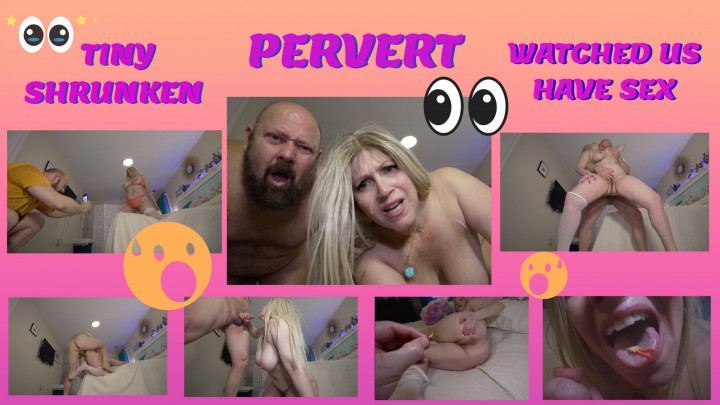 Poster for Manyvids Star - Tabithaxxx - Tiny Neighbor Found/Taunted Watching Unaware Couple Fuck -4K - May 14, 2023 - Pov Sex, Shrinking Fetish (Фетиш Уменьшения)